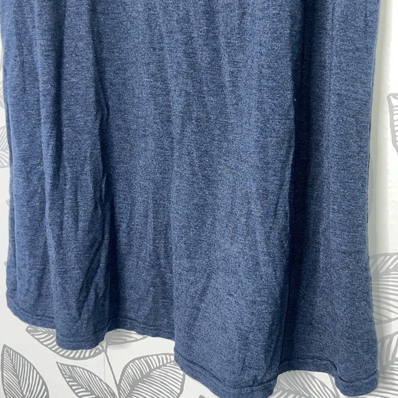 Athleta Wrap Skirt XS Blue Midi Length Pull On Stretchy Athleisure Spring Active - Picture 7 of 7